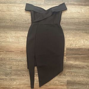 Black cocktail dress